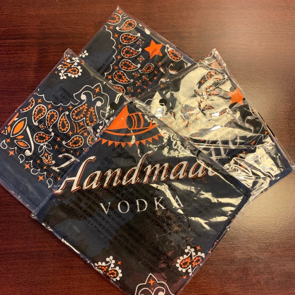 Tito’s Vodka Bandannas  ( lot of 4)